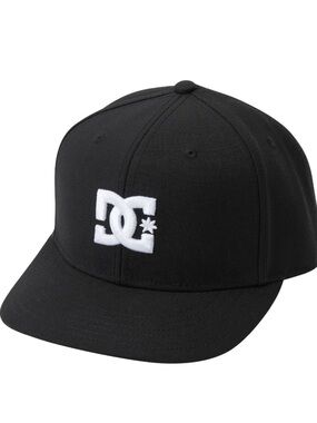 DC Black Hat with White DC Shoes Branding NWT